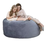 Fauteuil poire en mousse à mémoire de forme de 120 cm avec housse en velours lavable pour adultes, idéal pour le salon