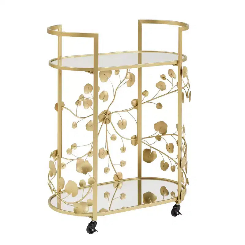 Dessert de bar Lindenwood avec miroir – Or/Miroir – iNSPIRE Q