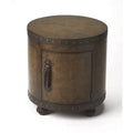 HomeRoots 20 Brown Wood Round Coffee Table
