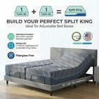 Matelas en mousse à mémoire de forme Twin XL, matelas en gel à fermeté moyenne double face avec housse lavable, sans fibre de verre, CertiPUR-US, matelas roulé en boîte
