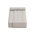 Canapé-lit multifonctionnel en tissu Luck Live 79, convertible avec coussin en mousse de soutien pour appartement et studio