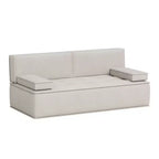 Canapé-lit multifonctionnel en tissu Luck Live 79, convertible avec coussin en mousse de soutien pour appartement et studio