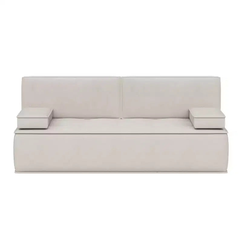 Canapé-lit multifonctionnel en tissu Luck Live 79, convertible avec coussin en mousse de soutien pour appartement et studio