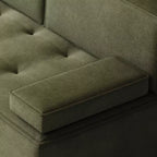 Canapé-lit multifonctionnel moderne en tissu Luck Live 79, convertible avec coussin en mousse de soutien pour appartement et studio