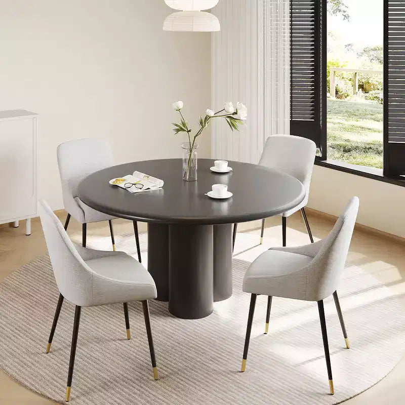 COLAMY Chaise de salle à manger moderne capitonnée Chaise d'appoint de cuisine avec pieds en métal pour la cuisine, la salle à manger ou le café