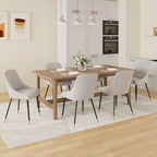 COLAMY Chaise de salle à manger moderne capitonnée Chaise d'appoint de cuisine avec pieds en métal pour la cuisine, la salle à manger ou le café