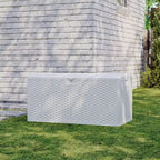 Coolmee Boîte de Rangement d'Extérieur Étanche 276L, Coffre de Rangement Verrouillable pour Coussins de Salon de Jardin, Oreillers