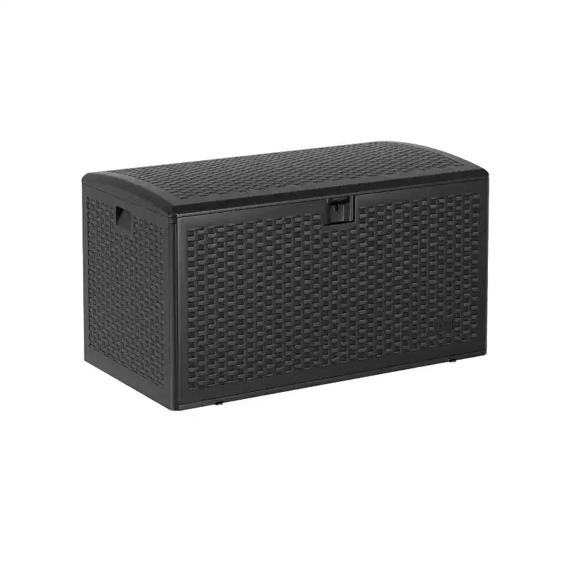 Coolmee Boîte de Rangement d'Extérieur Étanche 276L, Coffre de Rangement Verrouillable pour Coussins de Salon de Jardin, Oreillers