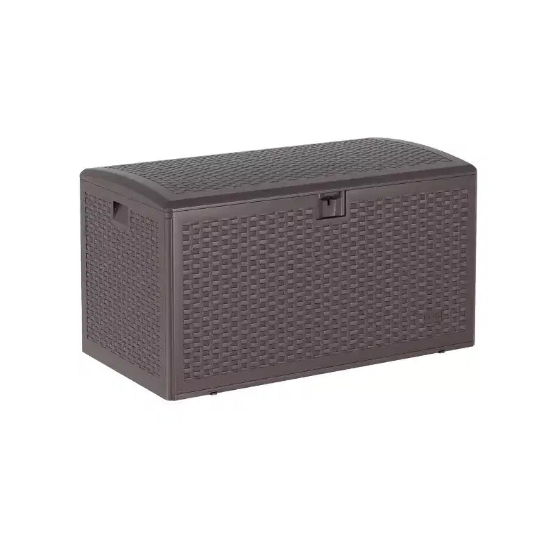 Coolmee Boîte de Rangement d'Extérieur Étanche 276L, Coffre de Rangement Verrouillable pour Coussins de Salon de Jardin, Oreillers