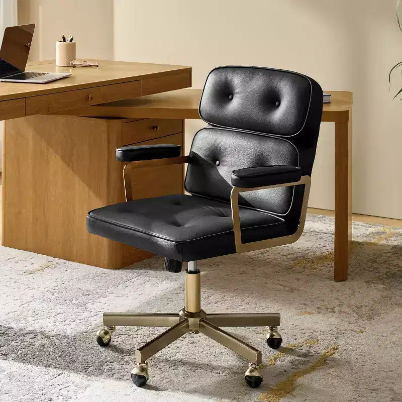 Chaise de bureau Debby Modern 37 H avec hauteur réglable|ARTFUL LIVING DESIGNS