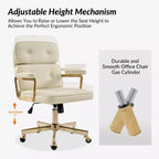 Chaise de bureau Debby Modern 37 H avec hauteur réglable|ARTFUL LIVING DESIGNS