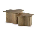 Signature Design by Ashley Ensemble de tables basses Abeford, bois massif, marron