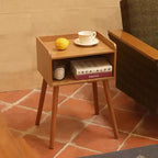 Table de chevet Narwey, Table d'appoint moderne du milieu du siècle pour chambre à coucher