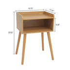 Table de chevet Narwey, Table d'appoint moderne du milieu du siècle pour chambre à coucher