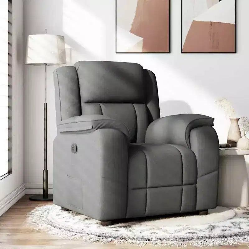 vidaXL Fauteuil inclinable électrique de massage en tissu