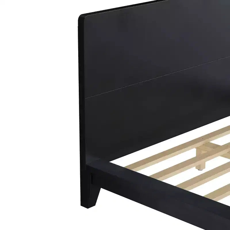 Cadre de lit plateforme moderne pleine grandeur Luxystar avec tête de lit