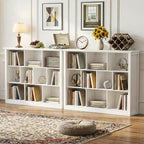 Besiost Étagère de Rangement 10 Cubes, Bibliothèque sur Pied