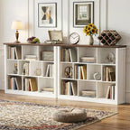 Besiost Étagère de Rangement 10 Cubes, Bibliothèque sur Pied