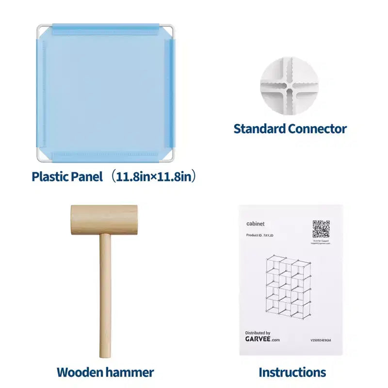 Lot de 12 Organiseurs de Rangement Modulaires, Unité d'Étagères Empilables en Plastique et Acier à 6 Cubes avec Kit de Sécurité Anti-Basculement, pour Placard, Chambre et Bureau Personnalisés