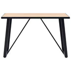 Table à manger en chêne avec pieds en métal - Différentes tailles