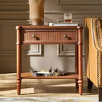Table de chevet à 1 tiroir Godefroy 26 po de hauteur | HULALA HOME-BLACK