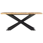vidaXL Table de salle à manger - Bois de récupération massif