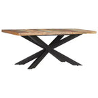 vidaXL Table de salle à manger - Bois de récupération massif