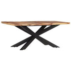 vidaXL Table de salle à manger - Bois de récupération massif