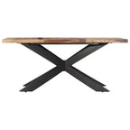 vidaXL Table de salle à manger - Bois de récupération massif