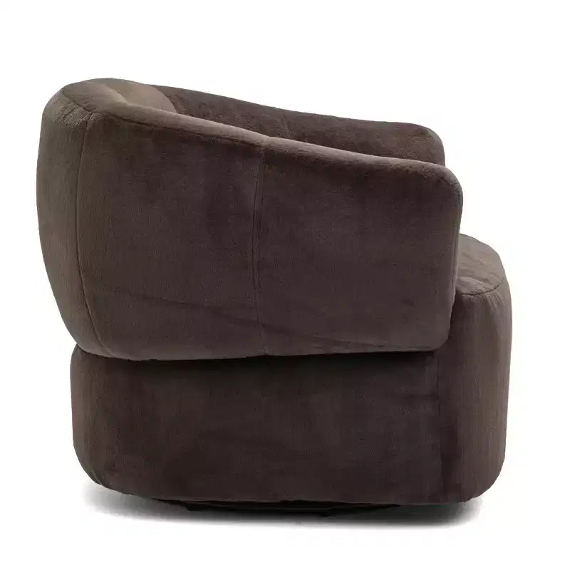 Fauteuil club rembourré pivotant à 360° Christopher Knight Home Priscille