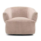 Fauteuil club rembourré pivotant à 360° Christopher Knight Home Priscille