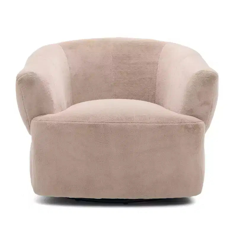 Fauteuil club rembourré pivotant à 360° Christopher Knight Home Priscille