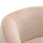 Fauteuil club rembourré pivotant à 360° Christopher Knight Home Priscille