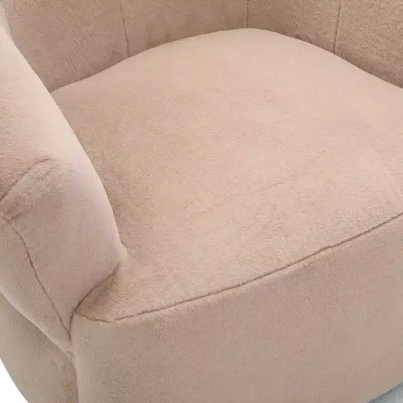 Fauteuil club rembourré pivotant à 360° Christopher Knight Home Priscille
