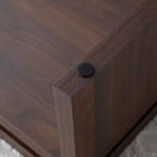 Table basse rectangulaire en bois de sapin Enoch 47 de GDFStudio