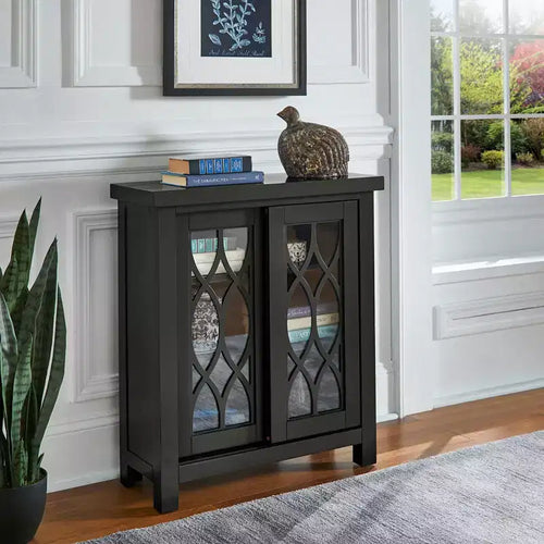 Meuble Arleta à 2 portes avec porte vitrée - iNSPIRE Q