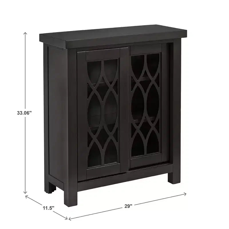 Meuble Arleta à 2 portes avec porte vitrée - iNSPIRE Q