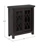 Meuble Arleta à 2 portes avec porte vitrée - iNSPIRE Q