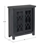Meuble Arleta à 2 portes avec porte vitrée - iNSPIRE Q