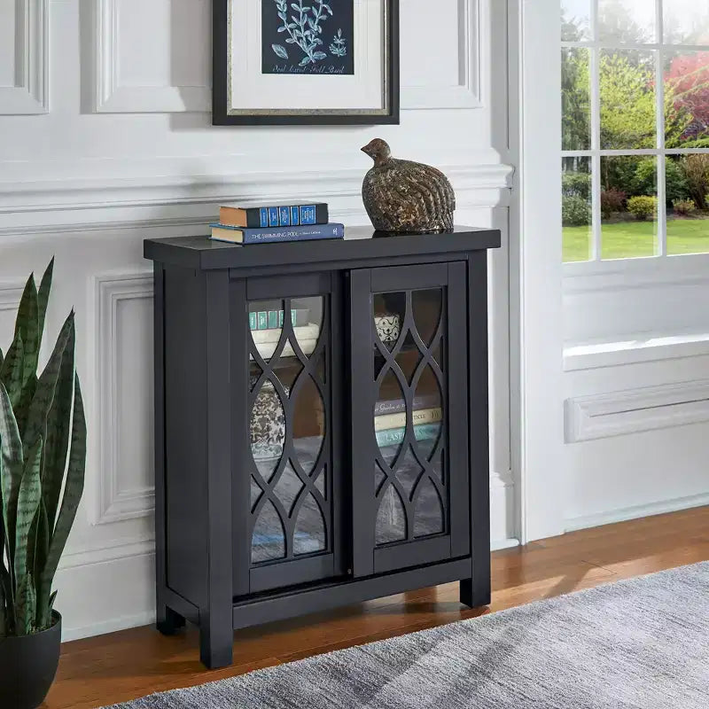 Meuble Arleta à 2 portes avec porte vitrée - iNSPIRE Q