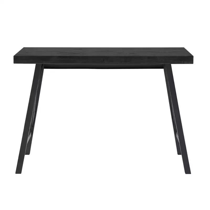 Bureau rustique à piètement en X Newsome – Noir – iNSPIRE Q