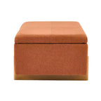 Banc de rangement ottoman rembourré moderne Christopher Knight Home Sallyann avec couvercle relevable