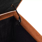 Banc de rangement ottoman rembourré moderne Christopher Knight Home Sallyann avec couvercle relevable
