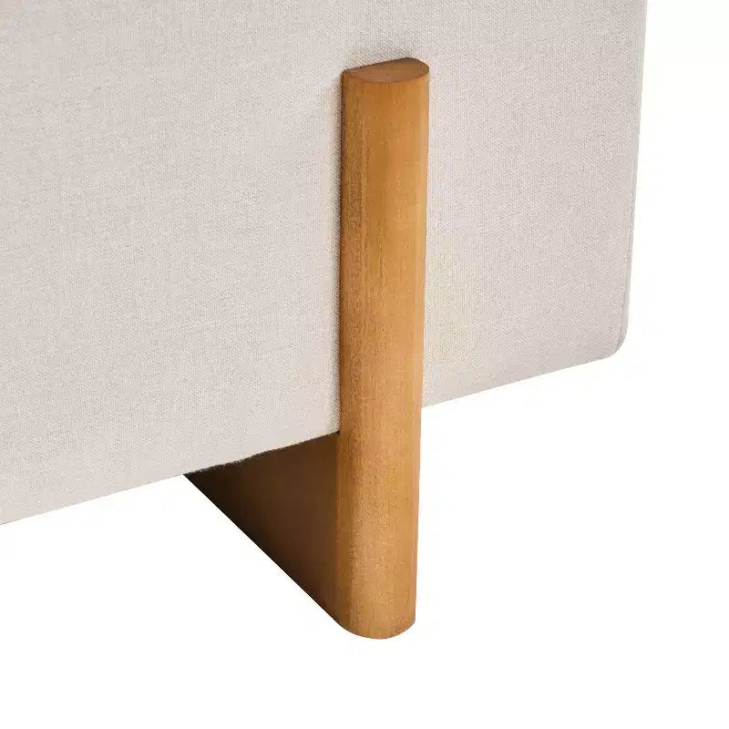 Banc de rangement ottoman rembourré moderne Christopher Knight Home Sallyann avec couvercle relevable