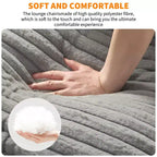 Fauteuil d'appoint moderne Sling – Fauteuil de salon rembourré en mousse déchiquetée pour le salon, la chambre et la lecture au bureau
