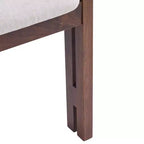 Christopher Knight Home Pascale Chaises de salle à manger rembourrées en bois d'hévéa de style Mid-Century (Lot de 4)