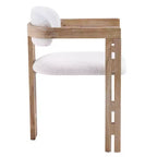 Christopher Knight Home Pascale Chaises de salle à manger rembourrées en bois d'hévéa de style Mid-Century (Lot de 4)