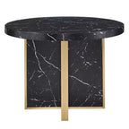 Devoe 43 Wide Faux Marble Round Dining Table - iNSPIRE Q