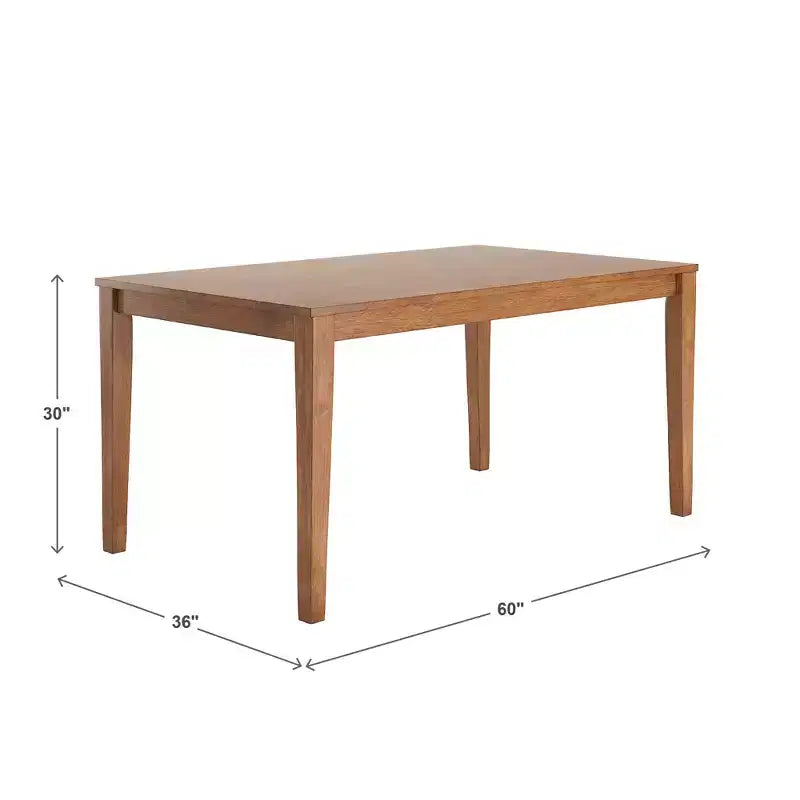 Table de salle à manger rectangulaire Alannis 60 pouces - iNSPIRE Q