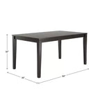 Table de salle à manger rectangulaire Alannis 60 pouces - iNSPIRE Q